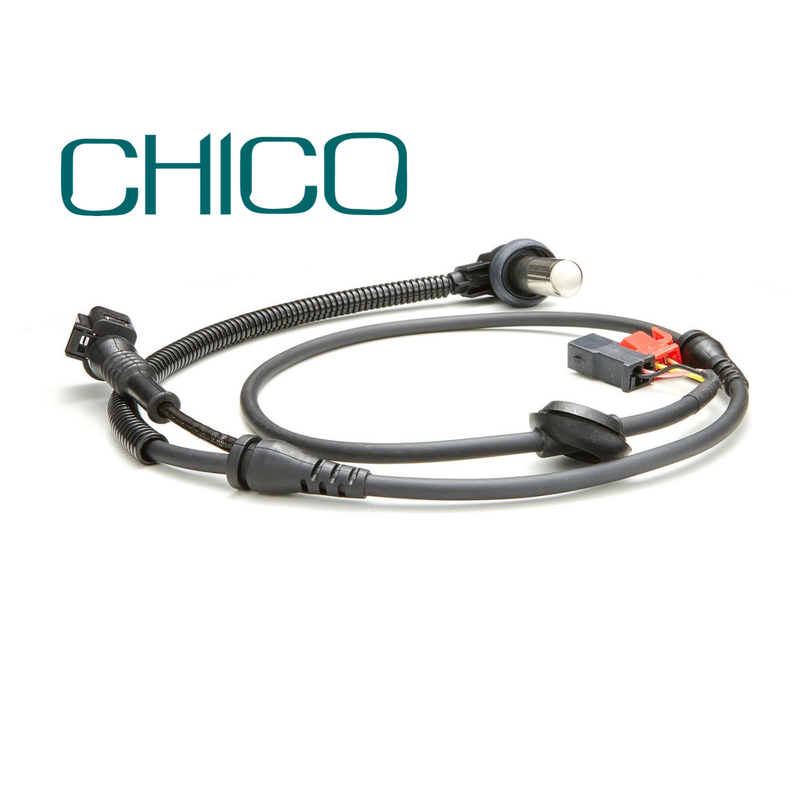 Sensor 8D0927803B de 6 de los conectores de Bosch de rueda de velocidad del sensor 0986594002 ABS de VW